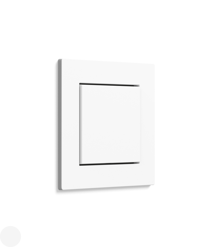 Gira E2 Flat - pure white matt