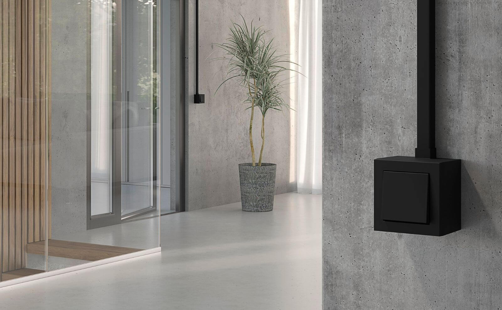 Gira E2 dòng thiết kế gắn tường