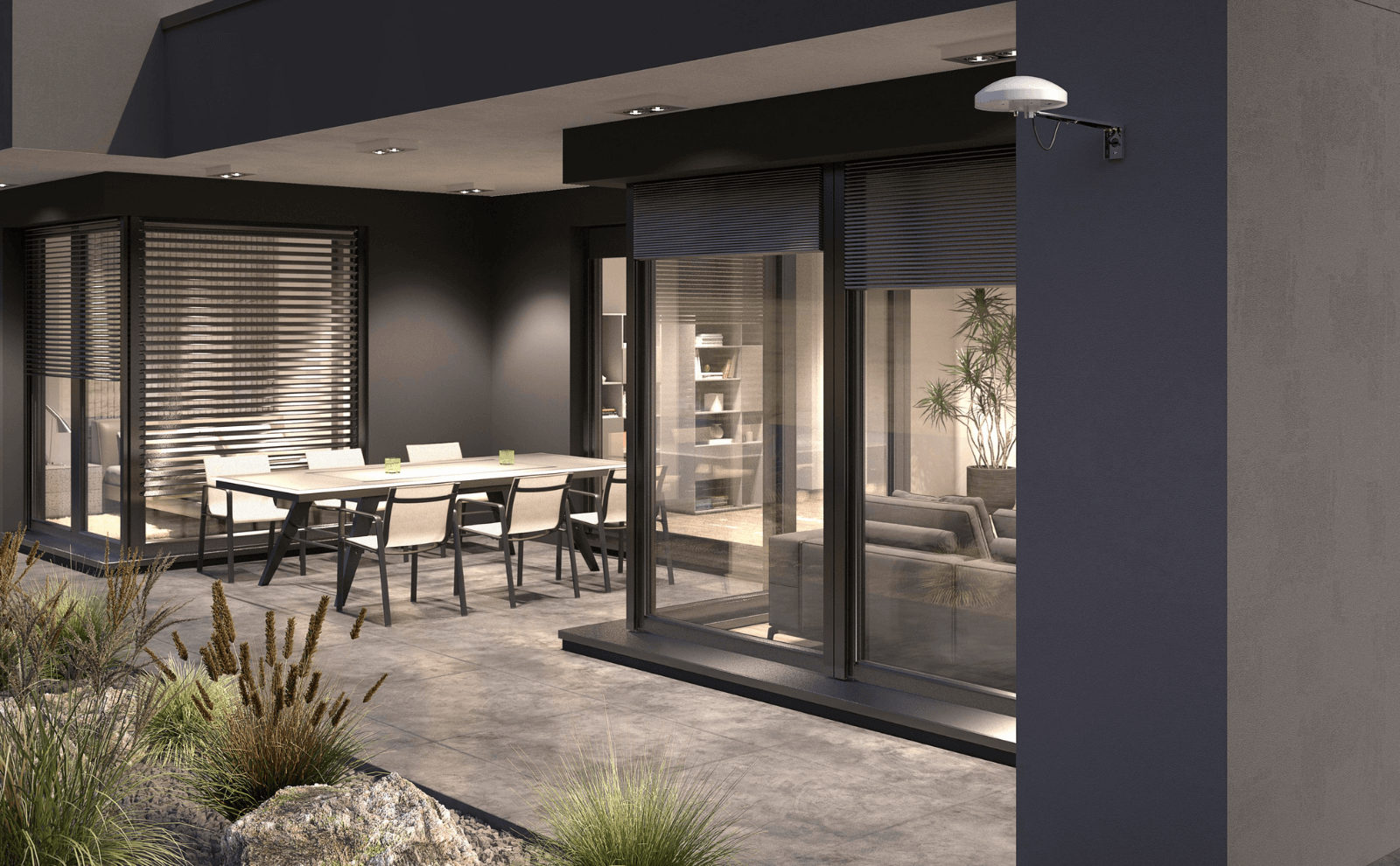 Trạm thời tiết Gira Plus cho KNX đo chín thông số khí tượng và truyền dữ liệu đến hệ thống KNX của bạn.