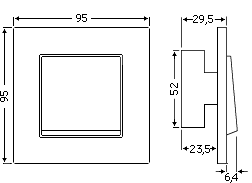 Esprit glass dimensions